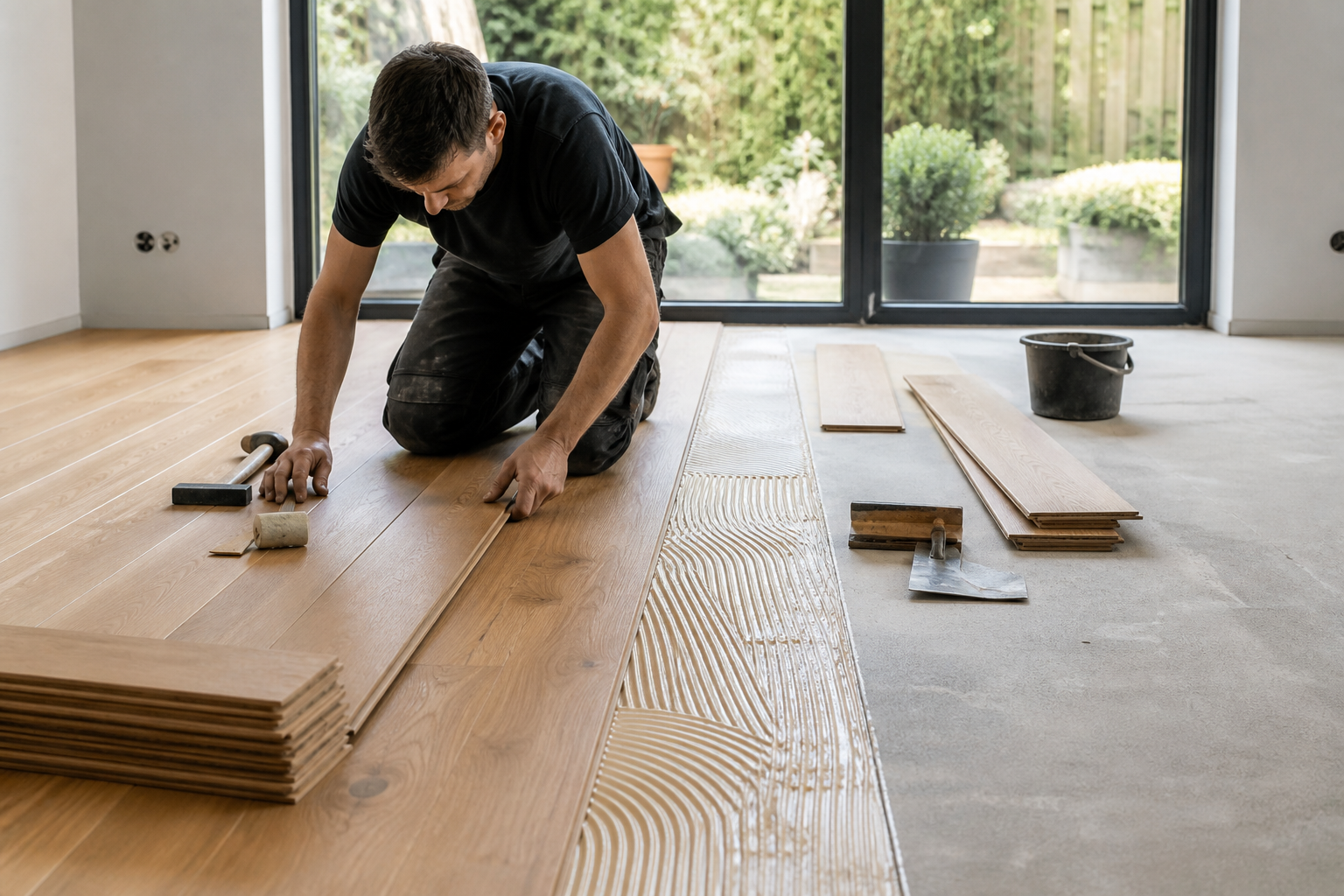 Redactioneel beeld bij Houten vloer leggen: stappenplan voor beginners